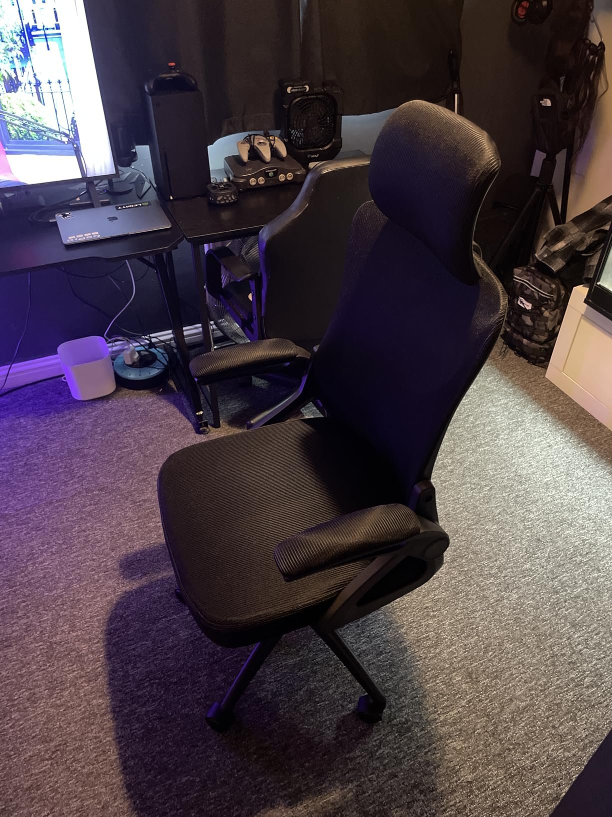 Customer photo of the chair in a gaming room